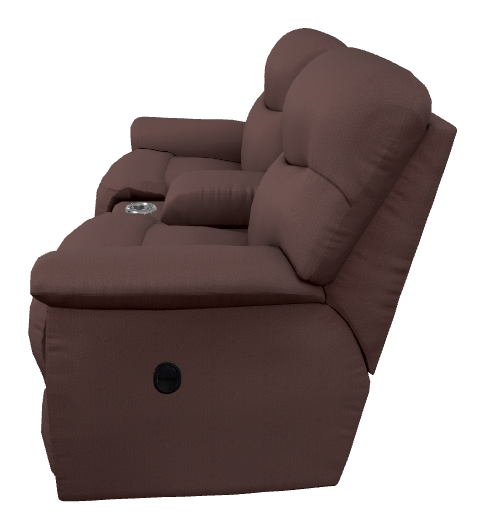 James Reclining Loveseat w/ Console - 449521 449521