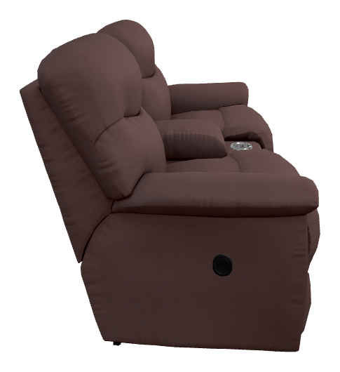 James Reclining Loveseat w/ Console - 449521 449521