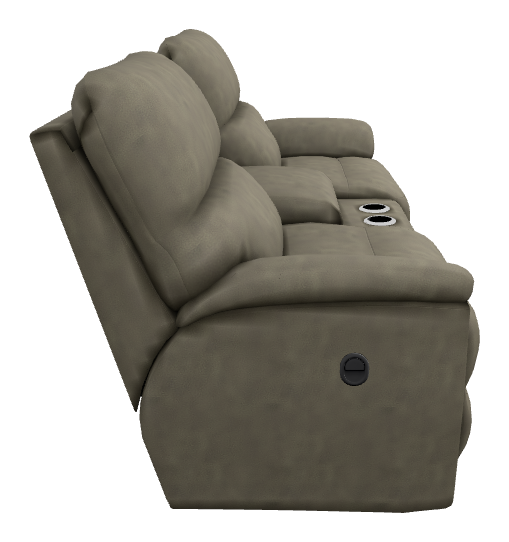 Brooks Reclining Loveseat w/ Console - 449727 449727