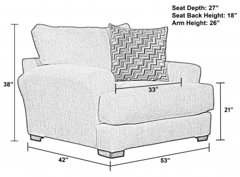 Ava 4498 Loveseat w/USB Port 449826