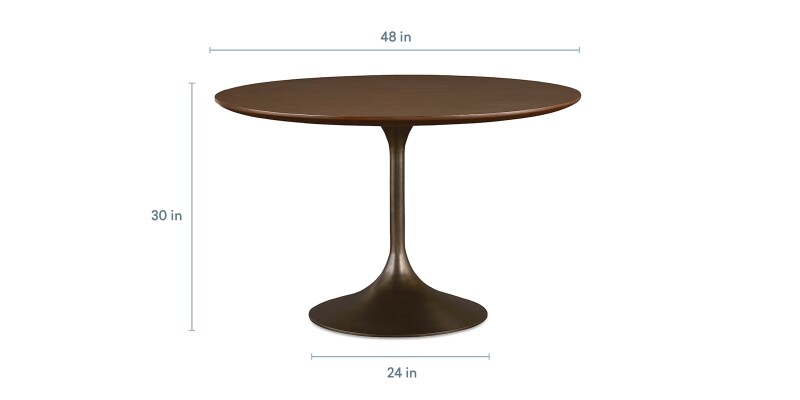 Copenhagen Round Dining Table 4535K4848