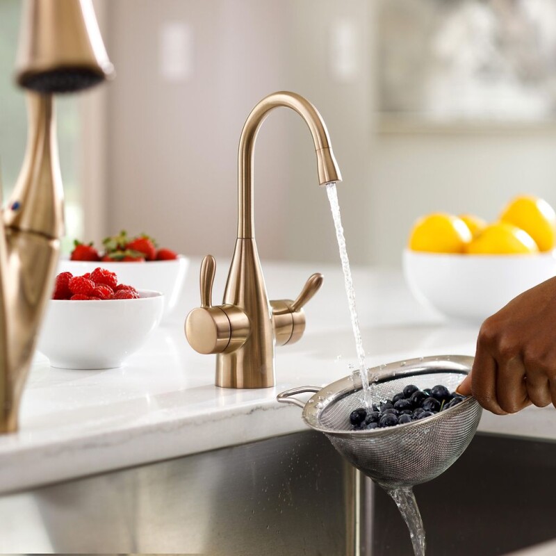 Showroom Collection Transitional 1010 Instant Hot and Cold Faucet - Matte Black, FHC1010MBLK 45386YISE