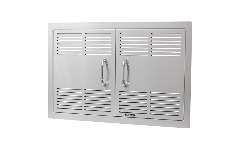 30″ Stainless Steel Vented Double Door with Reveal 45580