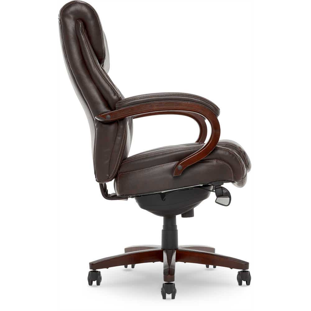 Bellamy Executive Leather Office Chair, Brown - 45783-LZB 45783LZB