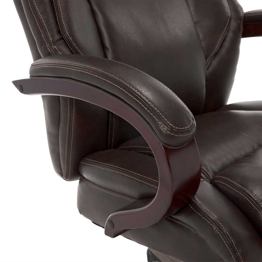 Bellamy Executive Leather Office Chair, Brown - 45783-LZB 45783LZB