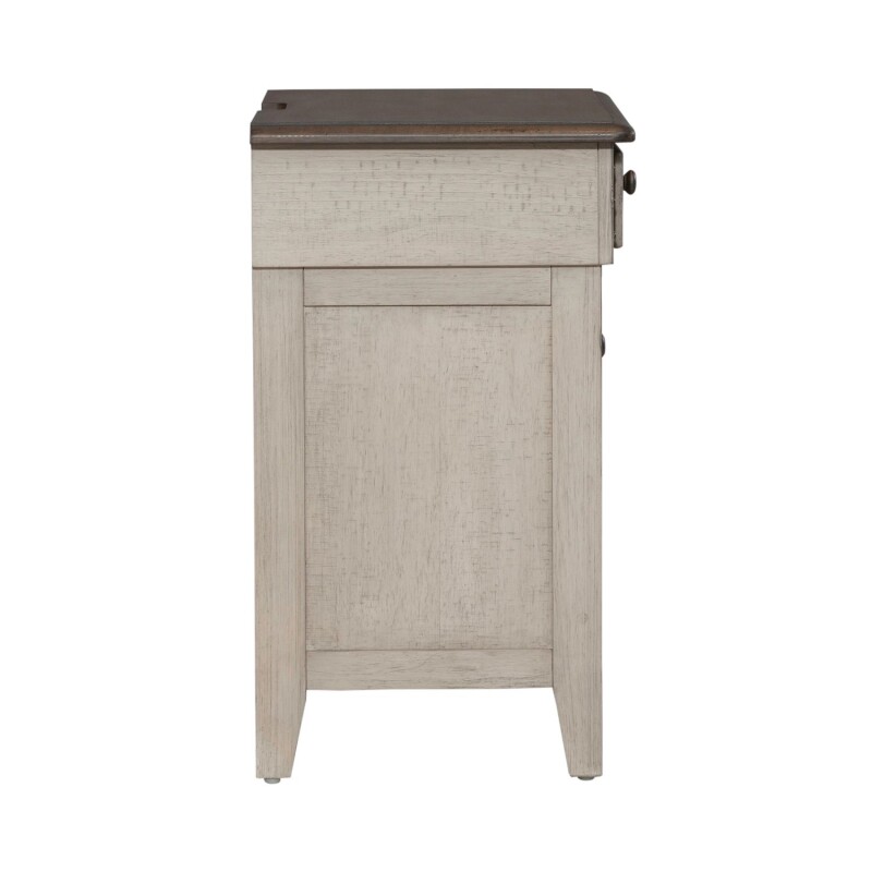 Ivy Hollow 3 Drawer Night Stand w/ Charging Station 457BR61