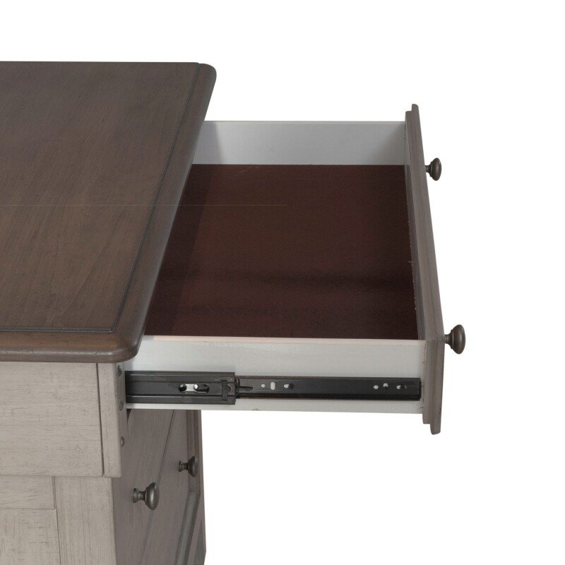 Ivy Hollow 3 Drawer Bedside Chest w/ Charging Station 457BR62