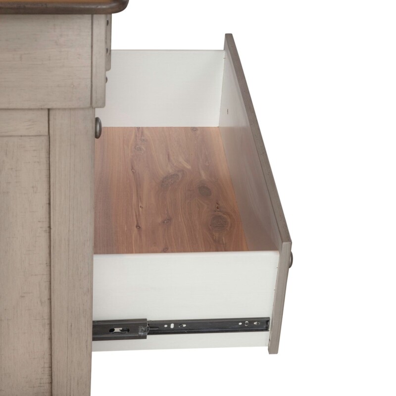 Ivy Hollow 3 Drawer Bedside Chest w/ Charging Station 457BR62