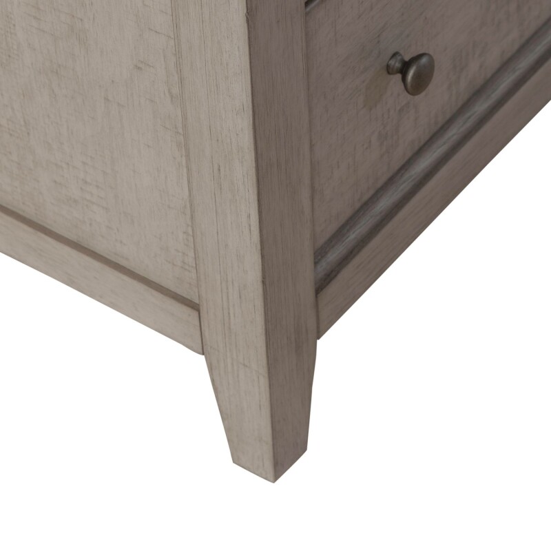 Ivy Hollow 3 Drawer Bedside Chest w/ Charging Station 457BR62