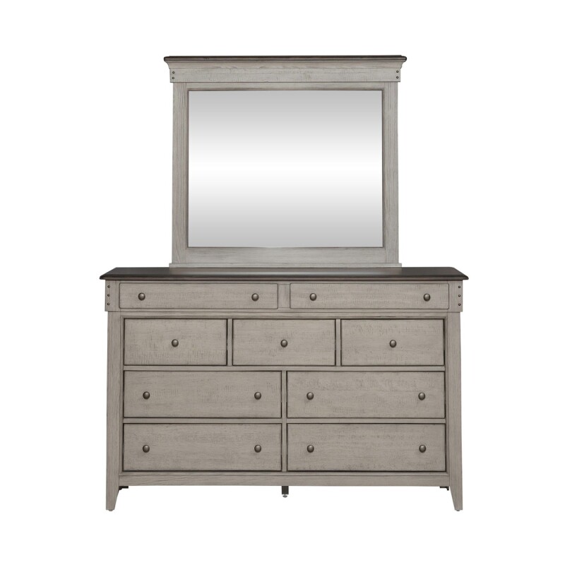Ivy Hollow Dresser & Mirror 457BRDM