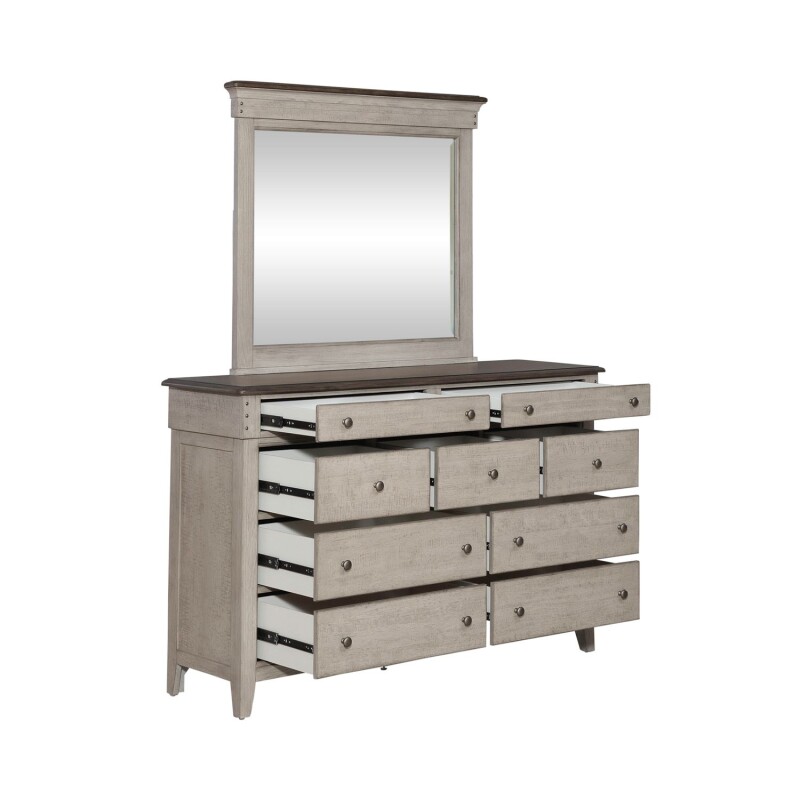 Ivy Hollow Dresser & Mirror 457BRDM