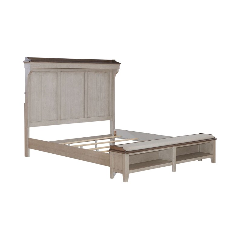 Ivy Hollow King Mantle Storage Bed 457BRKMS