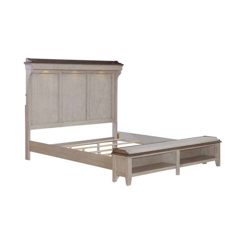 Ivy Hollow King Mantle Storage Bed 457BRKMS