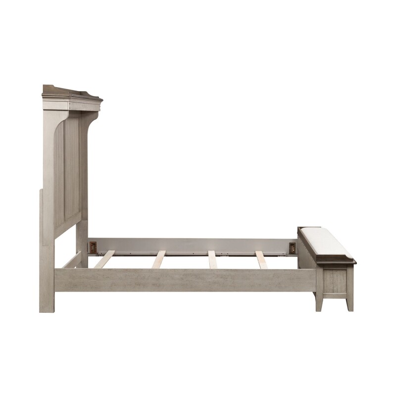 Ivy Hollow Queen Mantle Storage Bed 457BRQMS