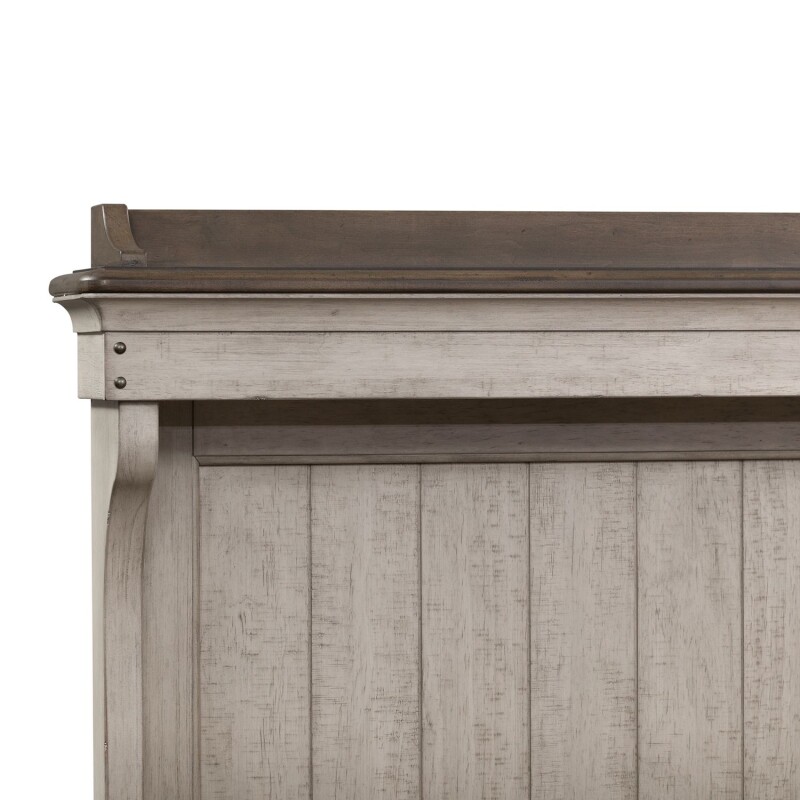 Ivy Hollow Queen Mantle Storage Bed 457BRQMS
