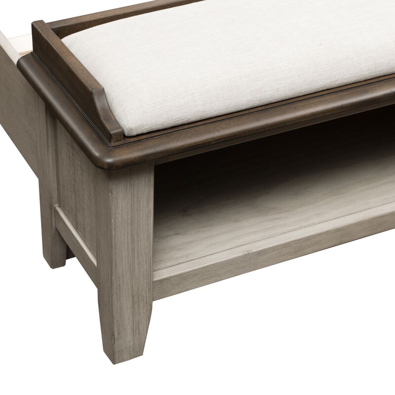 Ivy Hollow Queen Mantle Storage Bed 457BRQMS