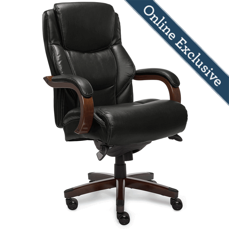 La-Z-Boy Delano Big & Tall Executive Office Chair Black 45833ALZB Picture 1