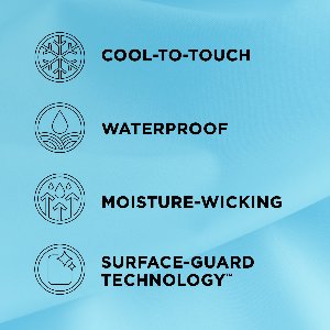 Tempur-Protect Breeze Mattress Protector - Split Head King 4591816K