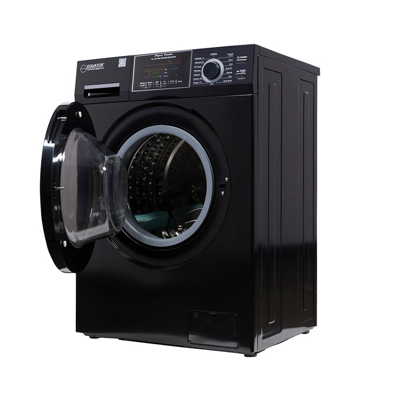 All-in-One 4600 Washer Dryer VENTLESS/VENTED PET Cycle 1.62cf/15lbs 110V 4600BLACK