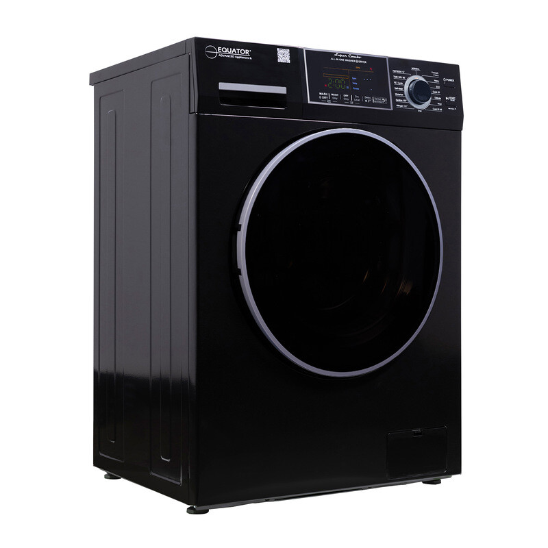 All-in-One 4600 Washer Dryer VENTLESS/VENTED PET Cycle 1.62cf/15lbs 110V 4600BLACK