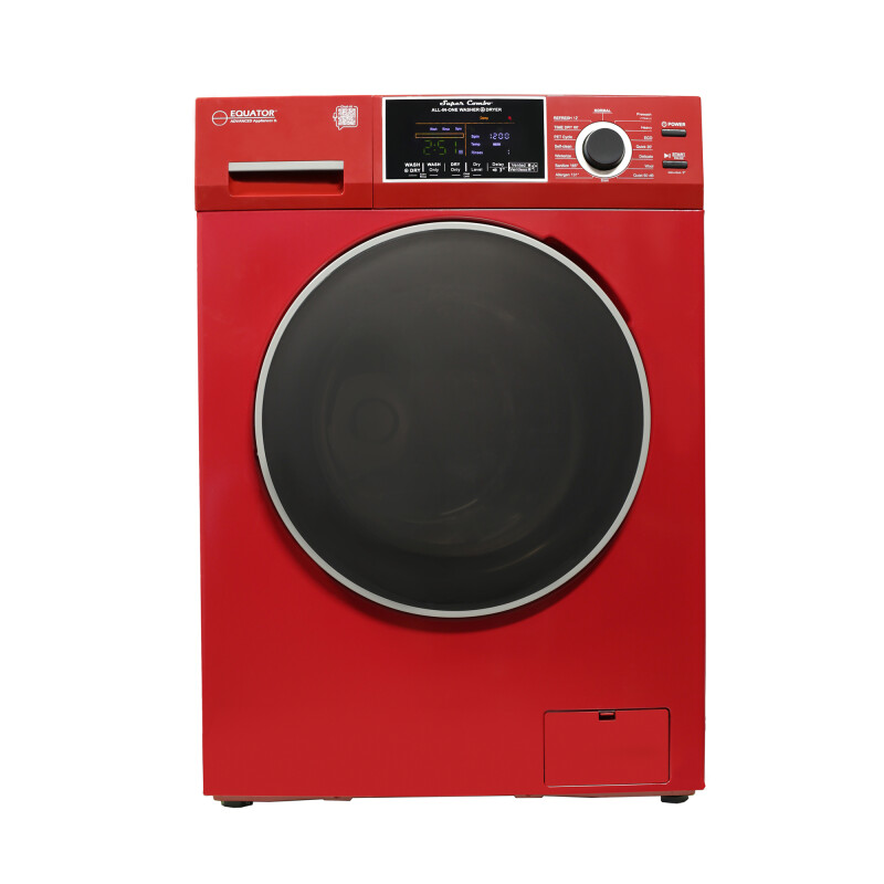 All-in-One 4600 Washer Dryer VENTLESS/VENTED PET Cycle 1.62cf/15lbs 110V 4600MERLOT