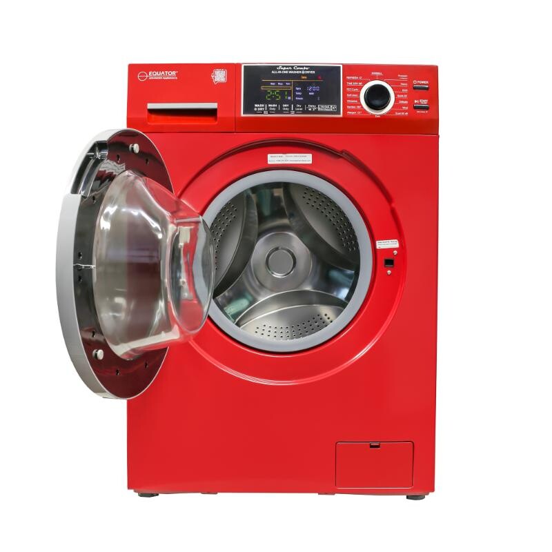 All-in-One 4600 Washer Dryer VENTLESS/VENTED PET Cycle 1.62cf/15lbs 110V 4600MERLOT