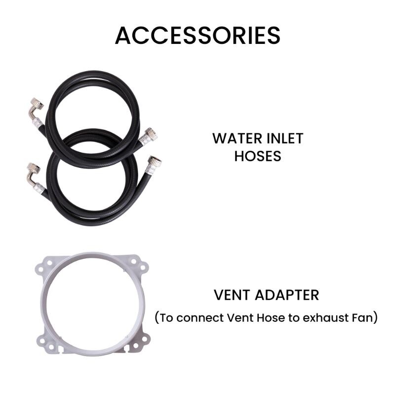 All-in-One 4600 Washer Dryer VENTLESS/VENTED PET Cycle 1.62cf/15lbs 110V 4600MERLOT