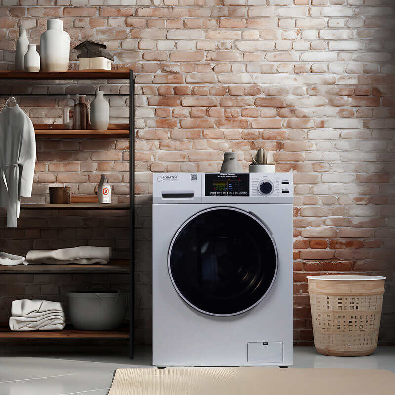 All-in-One 4600 Washer Dryer VENTLESS/VENTED PET Cycle 1.62cf/15lbs 110V 4600SILVER