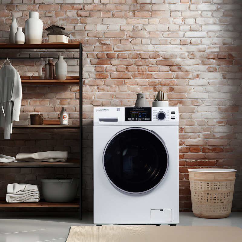 All-in-One 4600 Washer Dryer VENTLESS/VENTED PET Cycle 1.62cf/15lbs 110V 4600WHITE