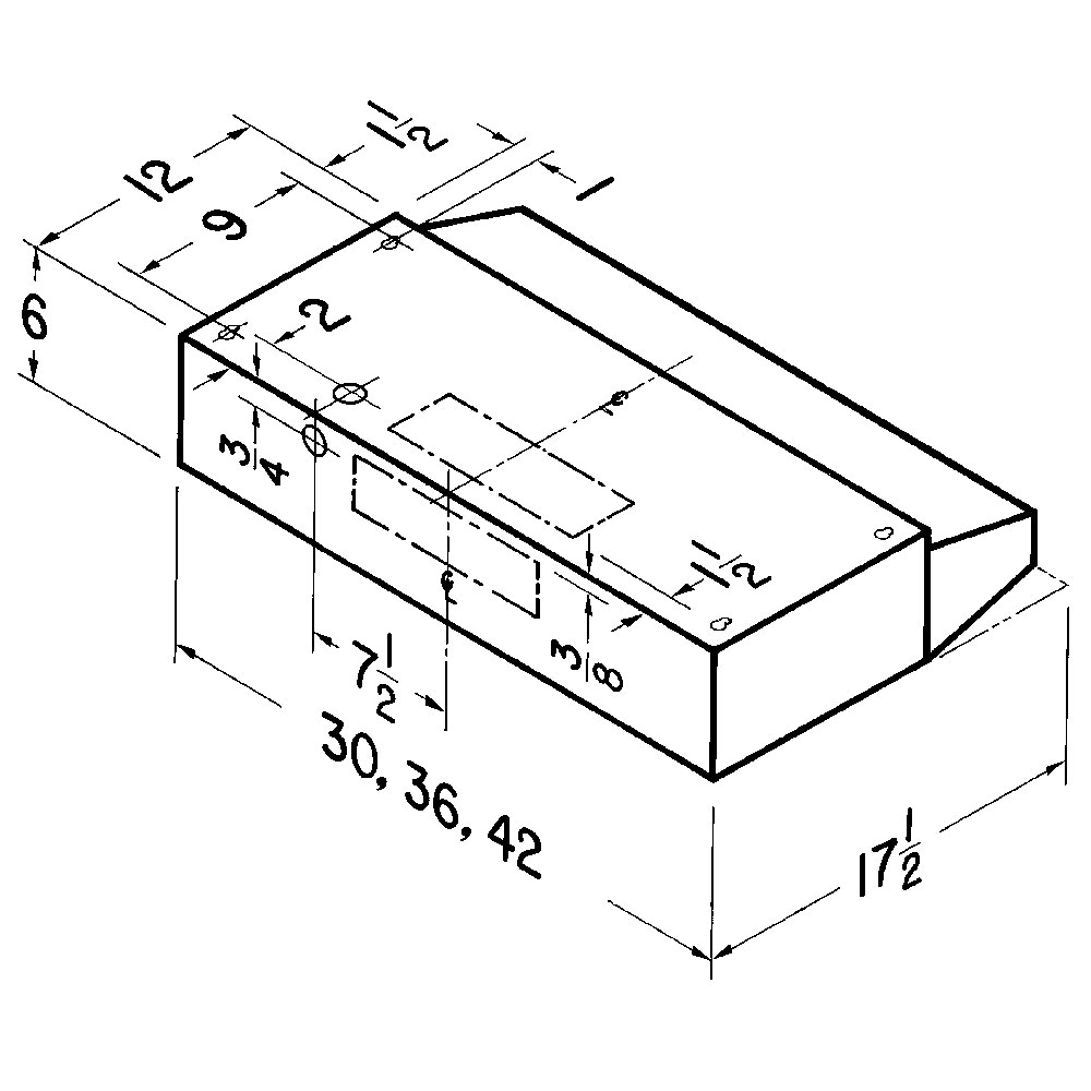42-Inch 220 CFM Under-Cabinet Range Hood 464201