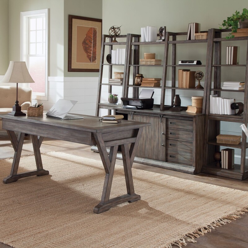 Stone Brook Complete 3 Piece Desk 466HOJCDS