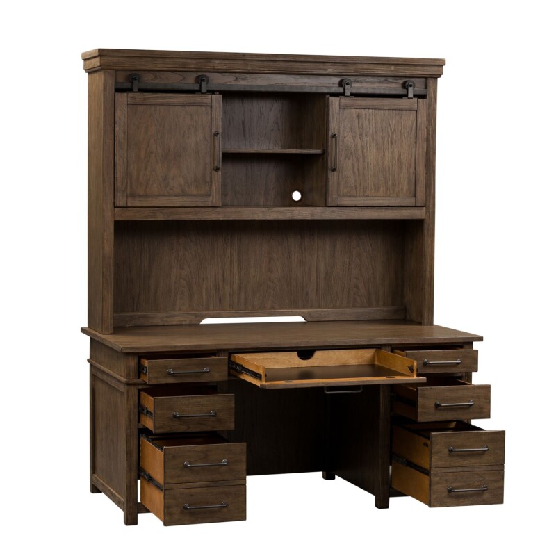 Sonoma Road Credenza & Hutch 473HOCHS