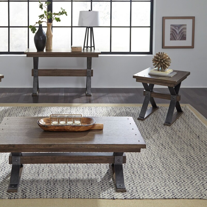 Sonoma Road 3 Piece Set (1-Cocktail 2-End Tables) 473OT3PCS
