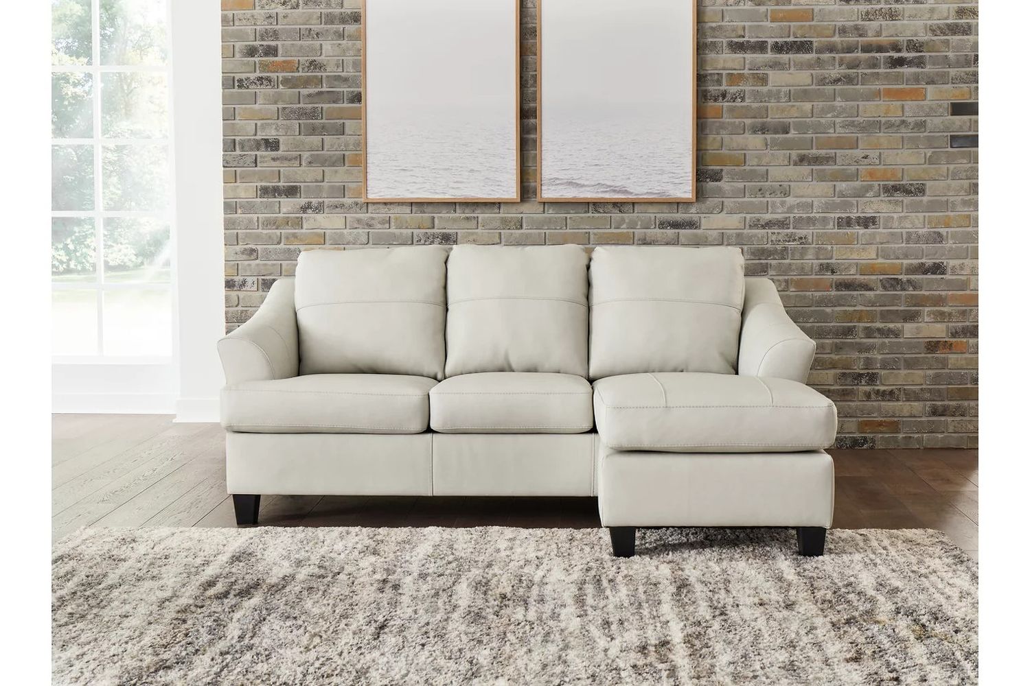 Genoa Sofa Chaise In Coconut 4770418