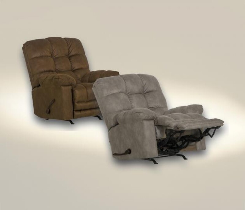 Machado 4792 Chaise Rocker Recliner w/Oversized Xtra Comfort Footrest 47922