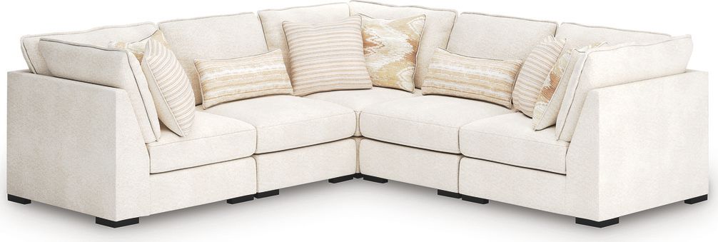 Donelson Creek 6-Piece Sectional In Vanilla 48002S3