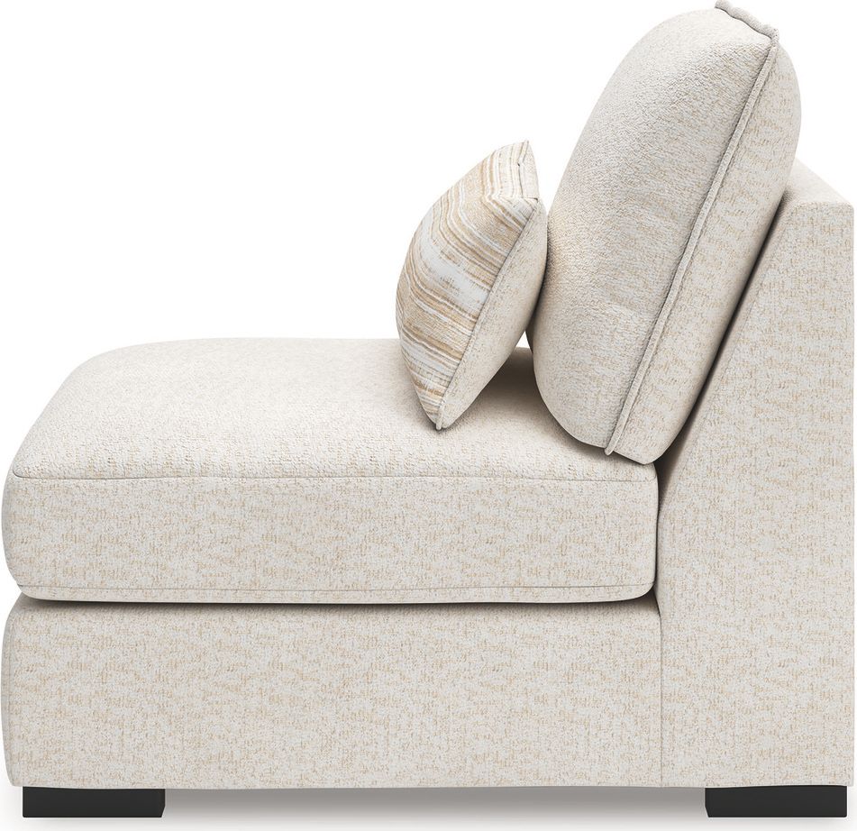 Donelson Creek 6-Piece Sectional and Ottoman In Vanilla 48002U2