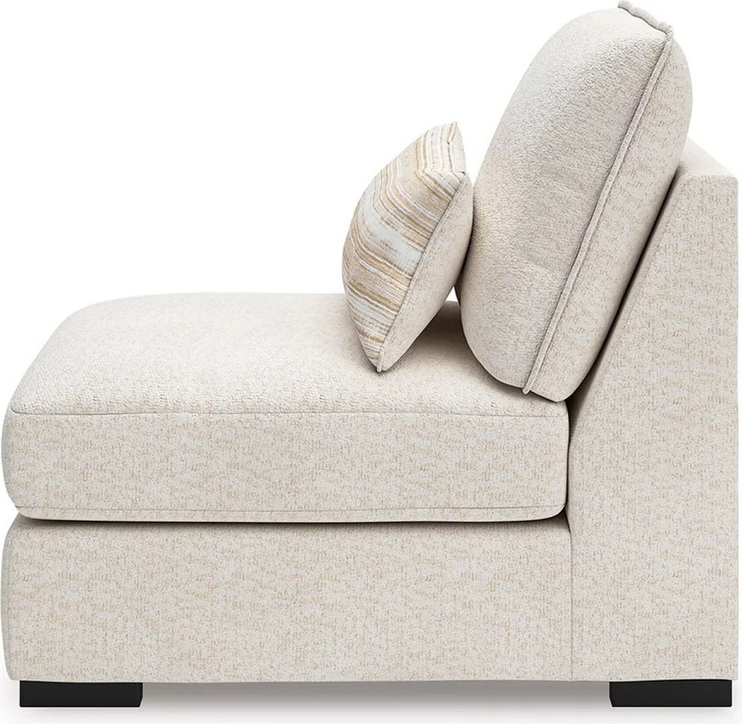 Donelson Creek 6-Piece Sectional and Ottoman In Vanilla 48002U2