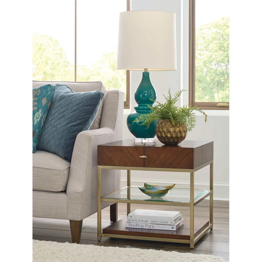 Jenkins Rectangular Drawer End Table 480915