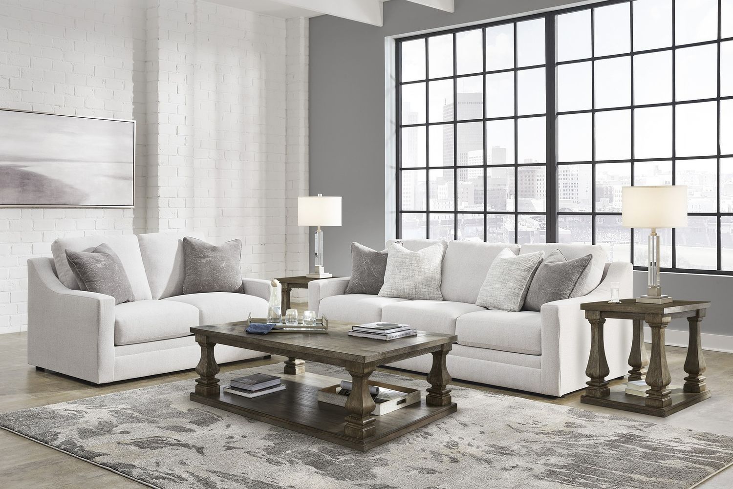 Maitelynn Loveseat In Chalk 4820235
