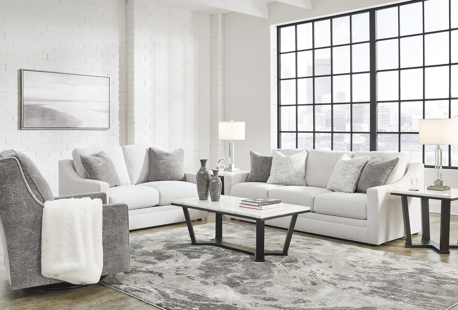 Maitelynn Sofa In Chalk 4820238