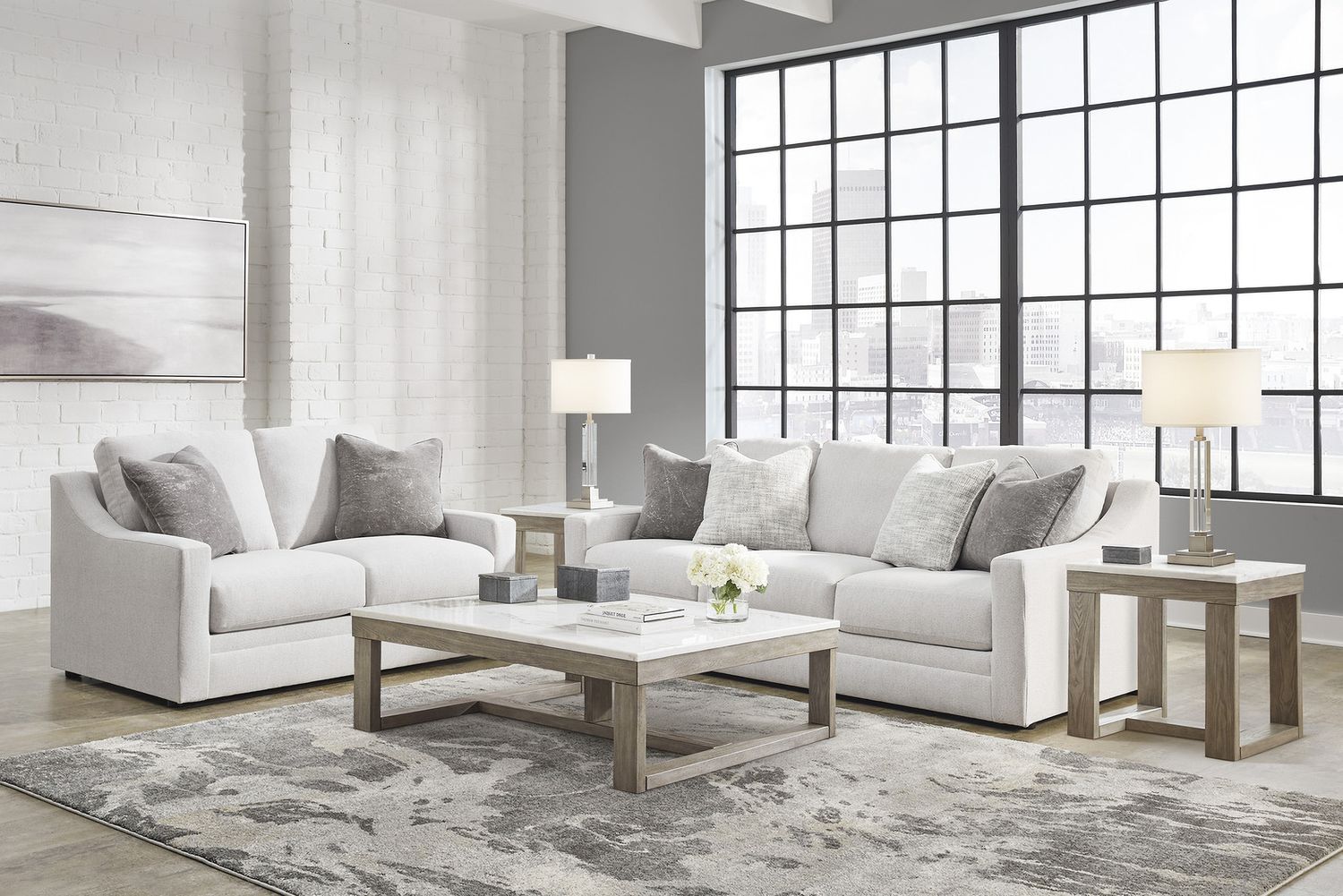 Maitelynn Sofa In Chalk 4820238