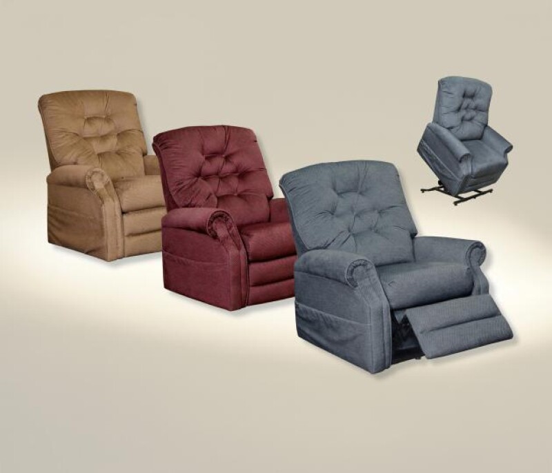 Patriot 4824 Power Lift Full Lay-Out Recliner 4824
