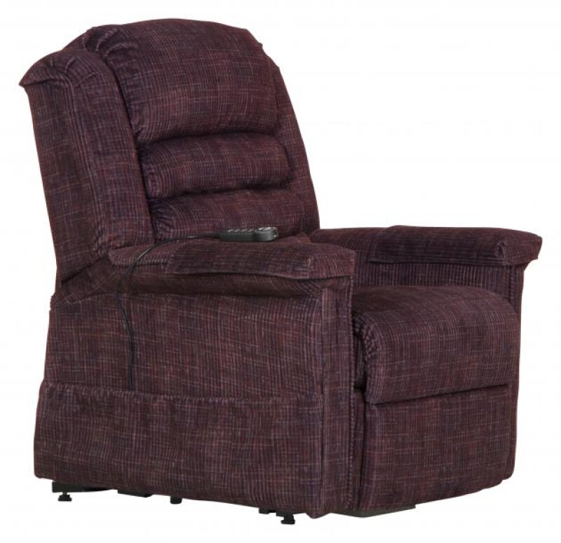 Soother 4825 Power Lift Full Lay-Out Recliner w/Heat & Massage 4825