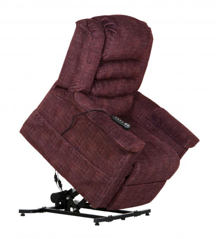 Soother 4825 Power Lift Full Lay-Out Recliner w/Heat & Massage 4825