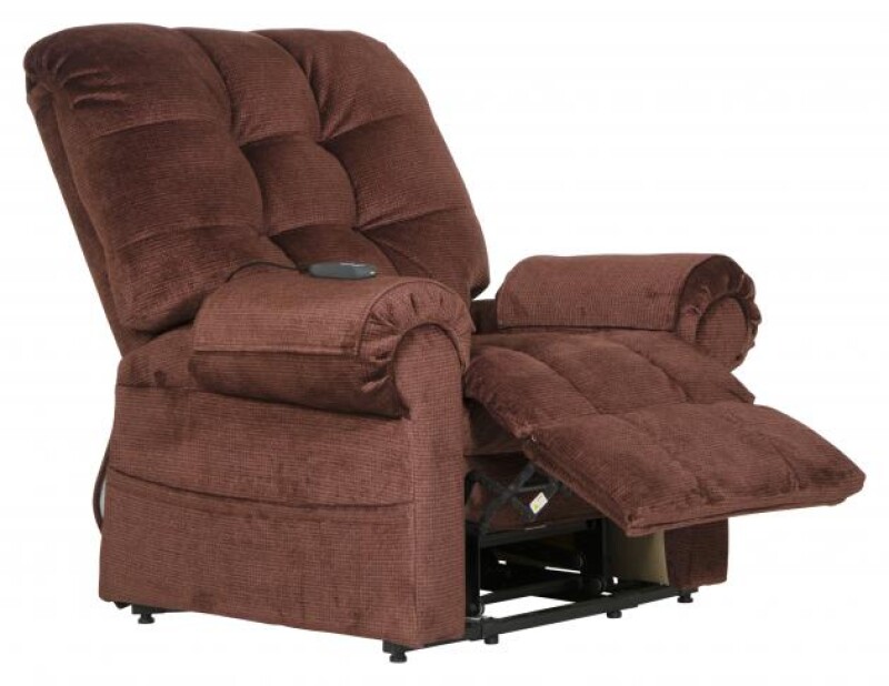 Omni 4827 Powr Lift Chaise Recliner Full Lay-Out 4827