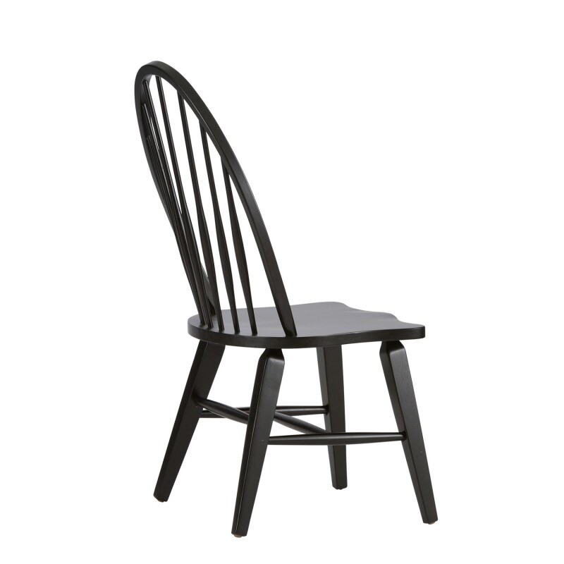 Hearthstone Ridge Windsor Back Side Chair - Black 482C1000S