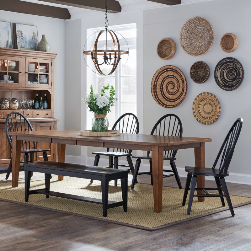Hearthstone Ridge 6 Piece Rectangular Table Set 482DR6RTS