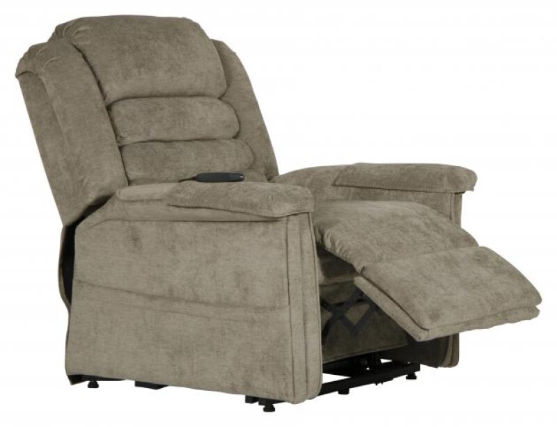 Invincible 4832 Pow'r Lift Full Lay-Out Chaise Recliner 4832
