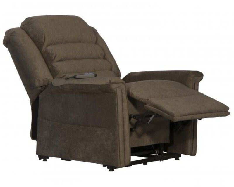 Invincible 4832 Pow'r Lift Full Lay-Out Chaise Recliner 4832